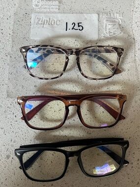 Classic Wayfarer Set — Black, Tortoise, Amber Frames